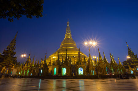 Shwedagon Pagoda in Yangon, Myanmar