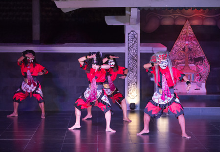 YOGYAKARTA INDONESIA-MARCH 24:Ramayana ballet performs at Purawisata on March 24, 2015 in Yogyakarta Indonesiaのeditorial素材