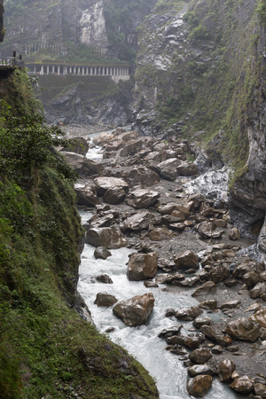 Taroko national park in Taiwanの写真素材