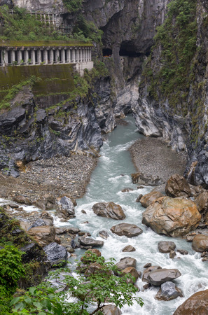 Taroko national park in Taiwanの写真素材
