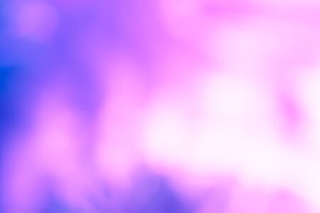 Abstract blurred natural purple and blue neon background. Design backdrop