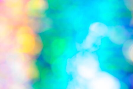 Abstract blur sequin dress colorful bokeh neon light. Design backdrop. Disco color