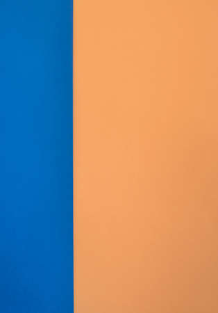 Duotone abstract orange and classic blue backgroundの写真素材