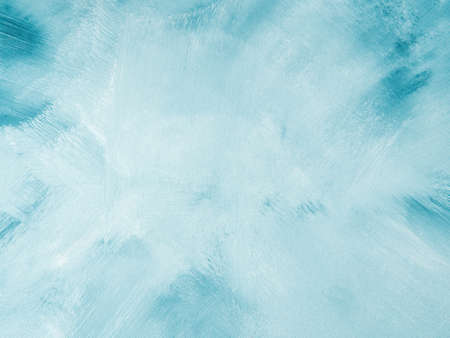 Blue Turquoise sky pastel color painted textured background. Empty abstract backdrop