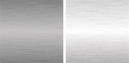 Set of metallic texture, vector illustrationのイラスト素材