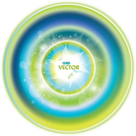 Spring sunlight design, vector illustration, contain gradient mesh, eps-10のイラスト素材