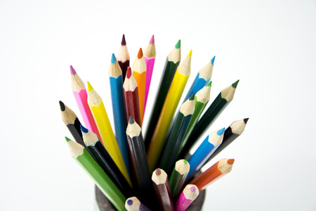 Crayons Fireworksの写真素材