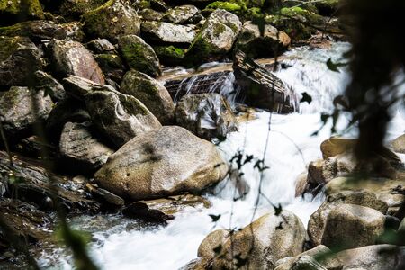 the force of the water in the nature