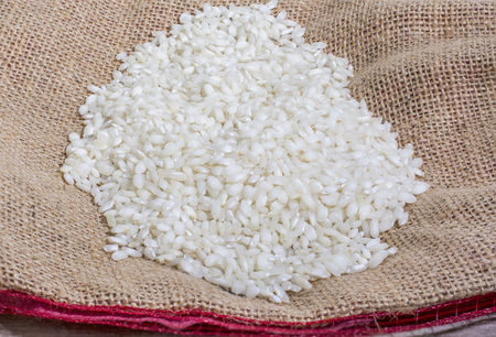 handful of riceの写真素材
