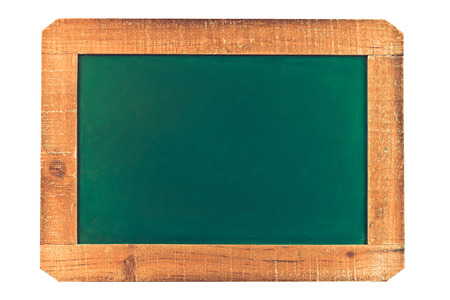 Slate board on white backgroundの写真素材