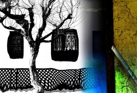 Warp destort.の写真素材