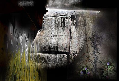 Stone &  shadowの写真素材