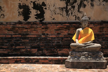 Lonely buddhaの写真素材