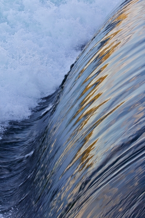 Beautiful photo of small waterfalls close to the amazing Niagara fallsの写真素材