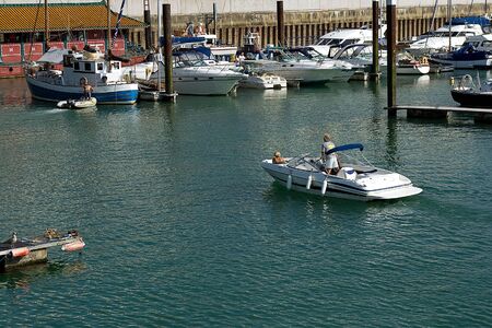 Port in brightonの写真素材