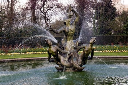 the fountainの写真素材