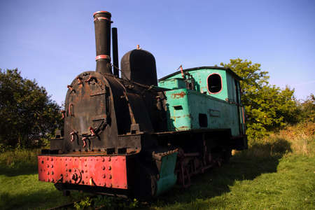 the old locomotiveの写真素材