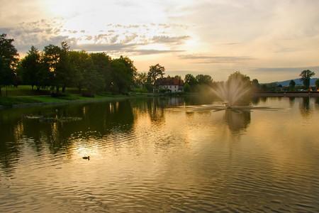 lakeの写真素材