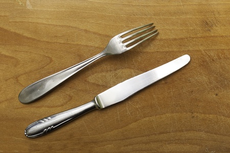 fork and knifeの写真素材