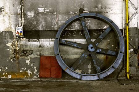 in the abandoned fabricの写真素材