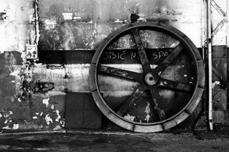in the abandoned fabricの写真素材