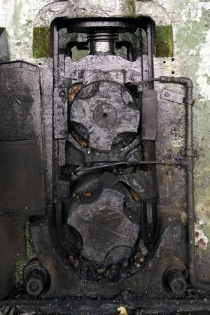 in the abandoned fabricの写真素材