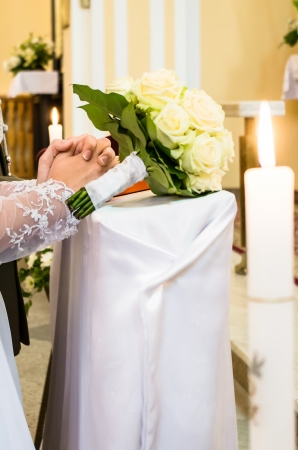 Wedding bouquet full of pretty flowersの写真素材