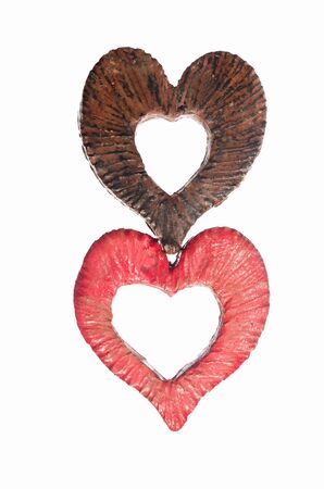 heart made   out of clay  Crafts for Valentineの写真素材