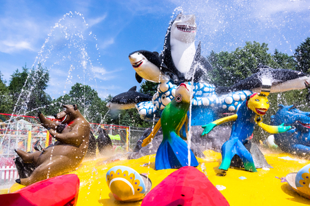 Zator, Poland - may 27. Zatorland - amusment and theme park in Poland.のeditorial素材