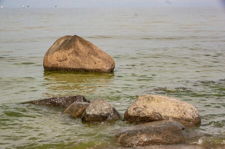 A beach of baltic sea, near Miedzyzdrojeの写真素材