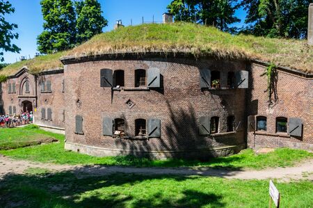 Swinoujscie.Poland - 24 Jule,2018 Fort og f Gerhard. Westpomerania Polandのeditorial素材