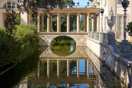 Warsawa, Poland -  30 June 2019 - 'palace at the water" in Royal park 'Lazienki" in Warsawのeditorial素材