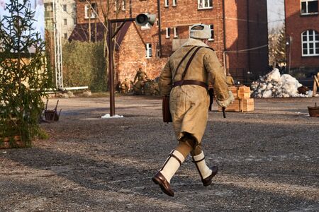 Miechowice, SIlesia, Poland 25 January 2020 - reconstruction of the Miechowicka tragedy Bytom - Miechowice, Poland 25 01 2020のeditorial素材