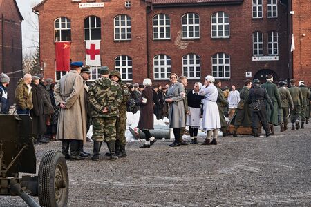 Miechowice, SIlesia, Poland 25 January 2020 - reconstruction of the Miechowicka tragedy Bytom - Miechowice, Poland 25 01 2020のeditorial素材