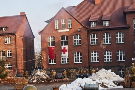 Miechowice, SIlesia, Poland 25 January 2020 - reconstruction of the Miechowicka tragedy Bytom - Miechowice, Poland 25 01 2020のeditorial素材