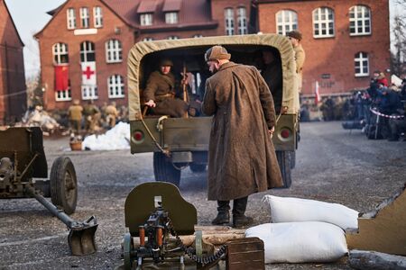 Miechowice, SIlesia, Poland 25 January 2020 - reconstruction of the Miechowicka tragedy Bytom - Miechowice, Poland 25 01 2020のeditorial素材