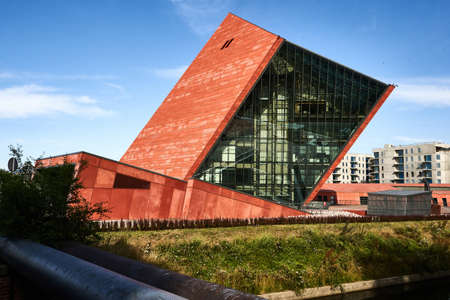 Gdansk 27 June 2020 - Museum of Secon world war in Gdansk, Polandのeditorial素材