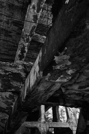 Westerplatte , Poland 27 July 2020 Ruins of bunker at Westerplatte,のeditorial素材