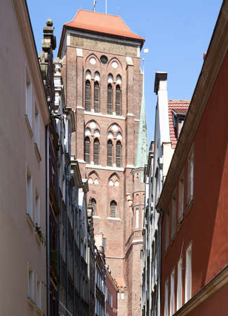 Gdansk 27 June 2020 - Old town of Gdansk. Polandのeditorial素材