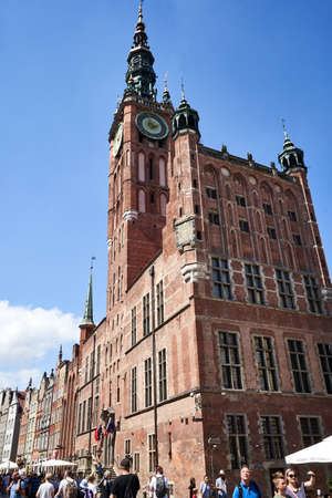 Gdansk 27 June 2020 - Old town of Gdansk. Polandのeditorial素材