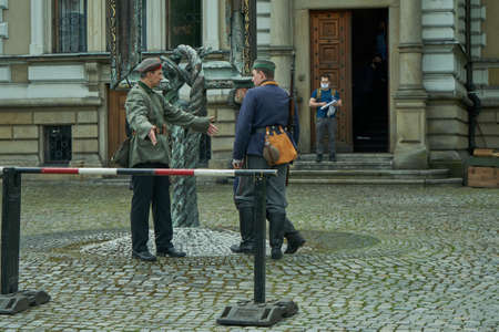 Krakow, Poland 22 May 2021 - Museum of aviation in Krakow town.のeditorial素材