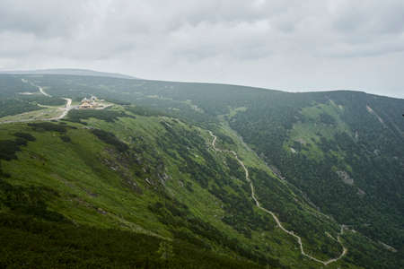 Karpacz, Poland 05 July "Dom Slaski" mountain shelter at Karkonosze mountain in Poland ..の写真素材