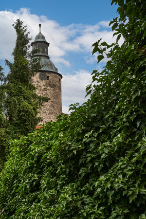 Lesn, lower Silesia, Poland July 7, 2021. View at Czoch's castle at lesna, lower SIlesiaのeditorial素材