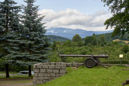 View at Karkonosze mountain in west Poland, Europeのeditorial素材