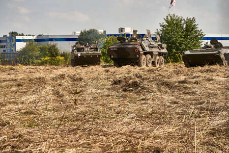 Tarnowskie Gory, Poland 4 September 2021 Military picnic in Tarnowskie Gory town, Silesia , Polandのeditorial素材