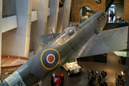 London, UK 18 November 2023 - Entrance to Imperial war museum in Londonのeditorial素材