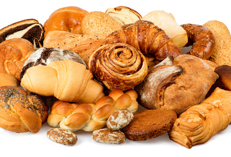 beautiful breads and sweets closeup