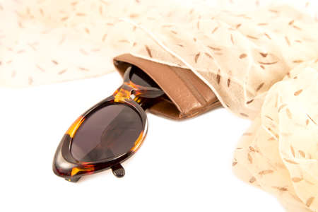 Woman accessories isolated on a white backgroundの写真素材