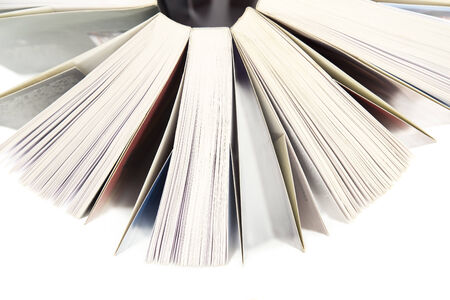 Open books close up