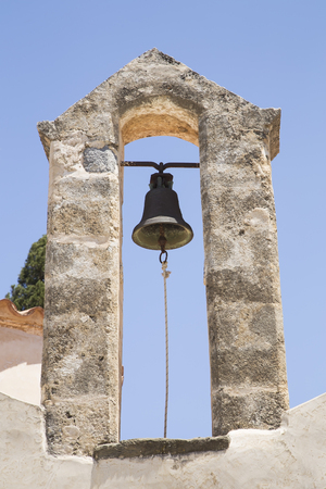 Church bell on an Orthodox Church towerの写真素材
